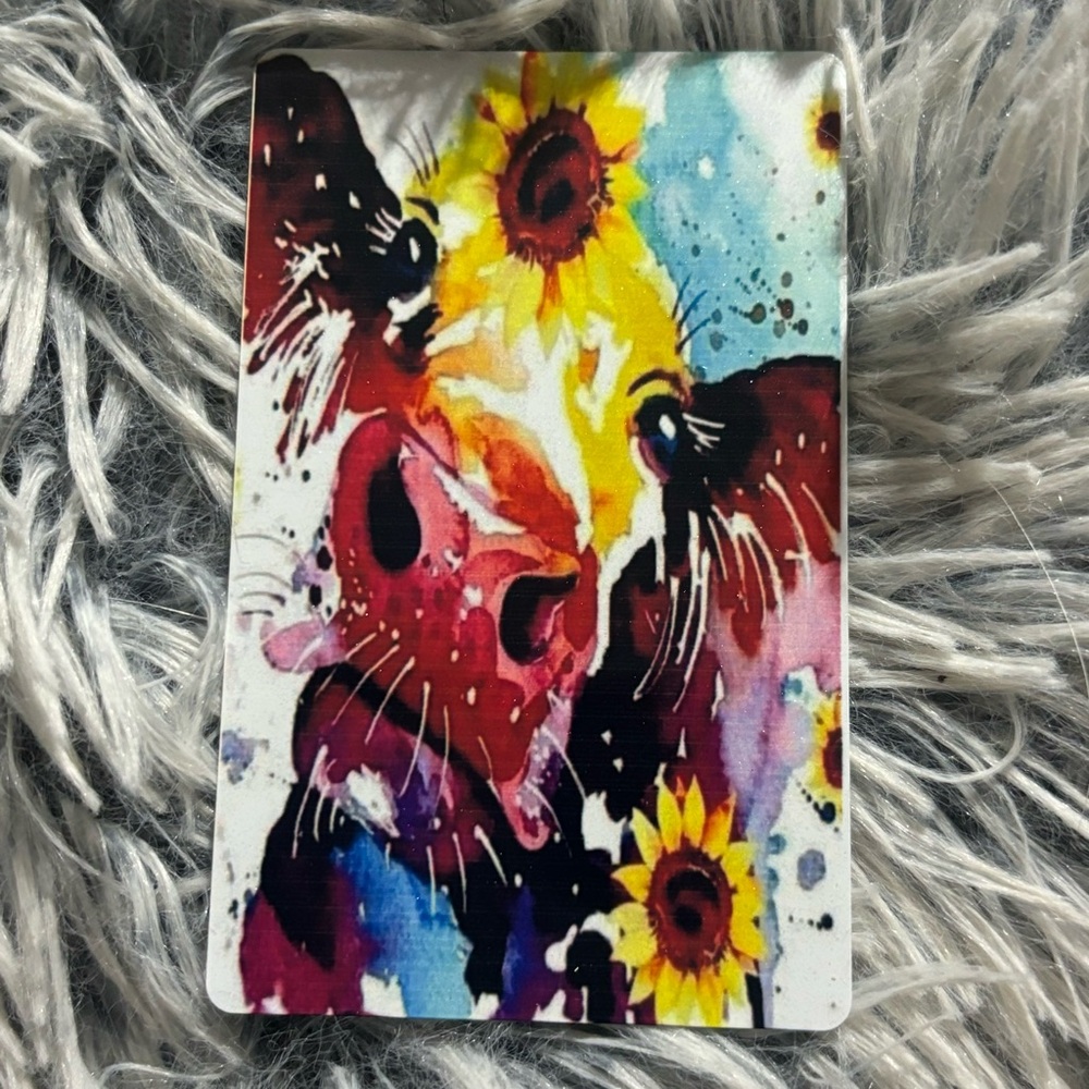 Colorful Cow Magnet